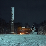 Мемориал Славы Бутурлиновка зимой