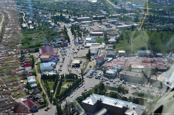 Бутурлиновка с высоты птичьего полета. ул. Блинова
