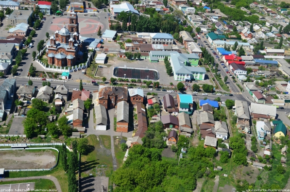 Бутурлиновка с высоты птичьего полета. Площадь Воли