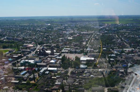 Бутурлиновка с высоты птичьего полета. Площадь Воли