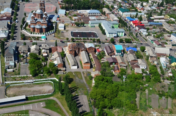 Бутурлиновка с высоты птичьего полета. Площадь Воли