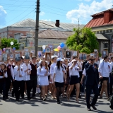 Бессмертный полк в Бутурлиновке. 9 мая 2016 года