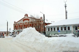 Сбербанк в Бутурлиновке. Зимнее фото